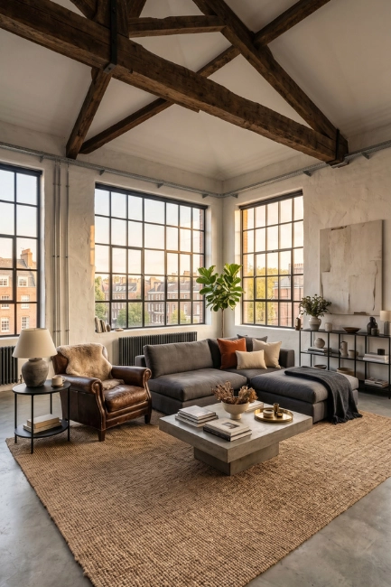 modern garage loft