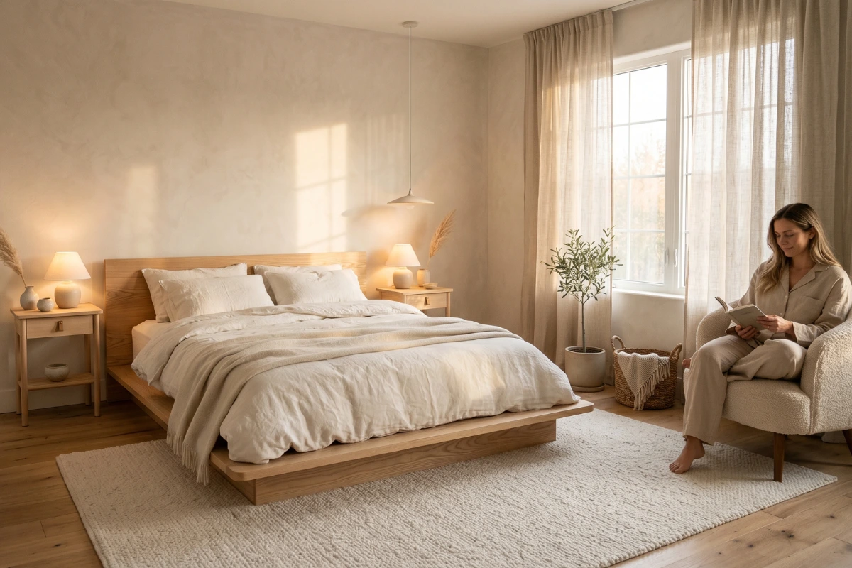 Japandi bedroom