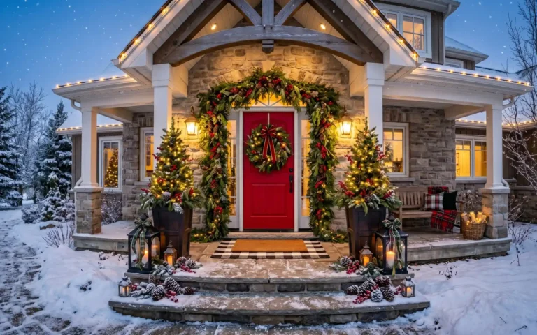 Front Porch Christmas Decor
