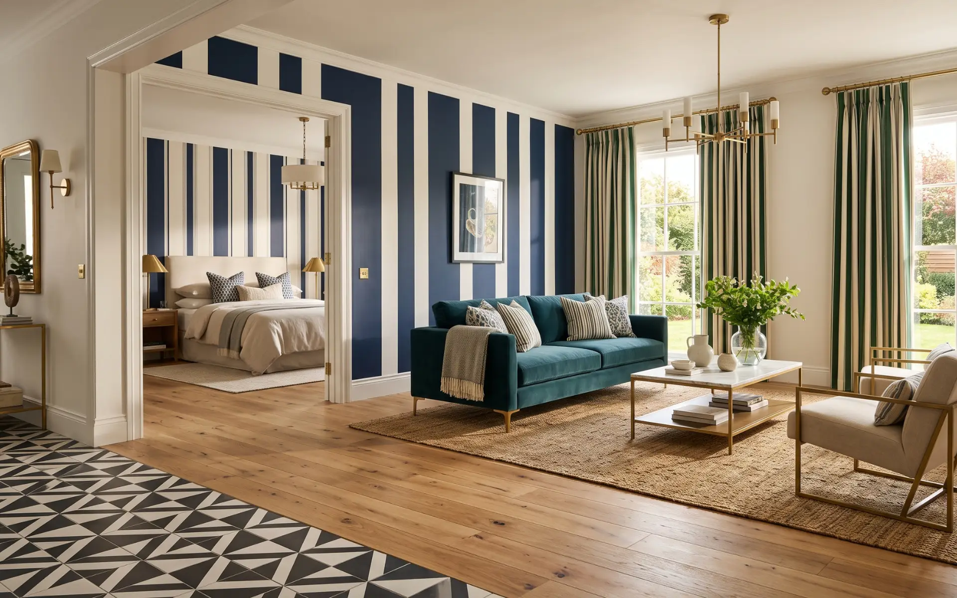 Bold Stripe Interior Ideas