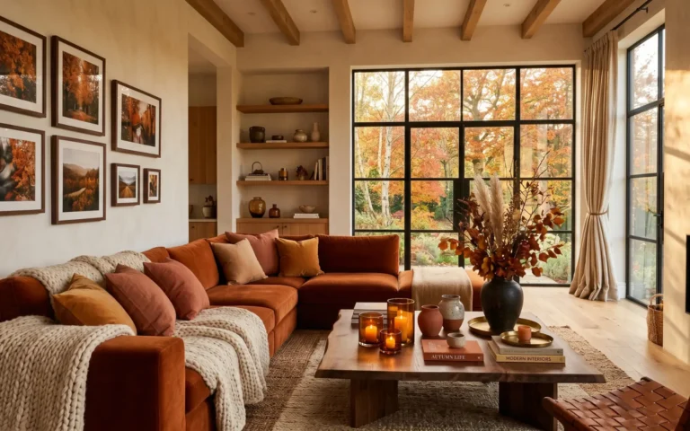 modern fall decor