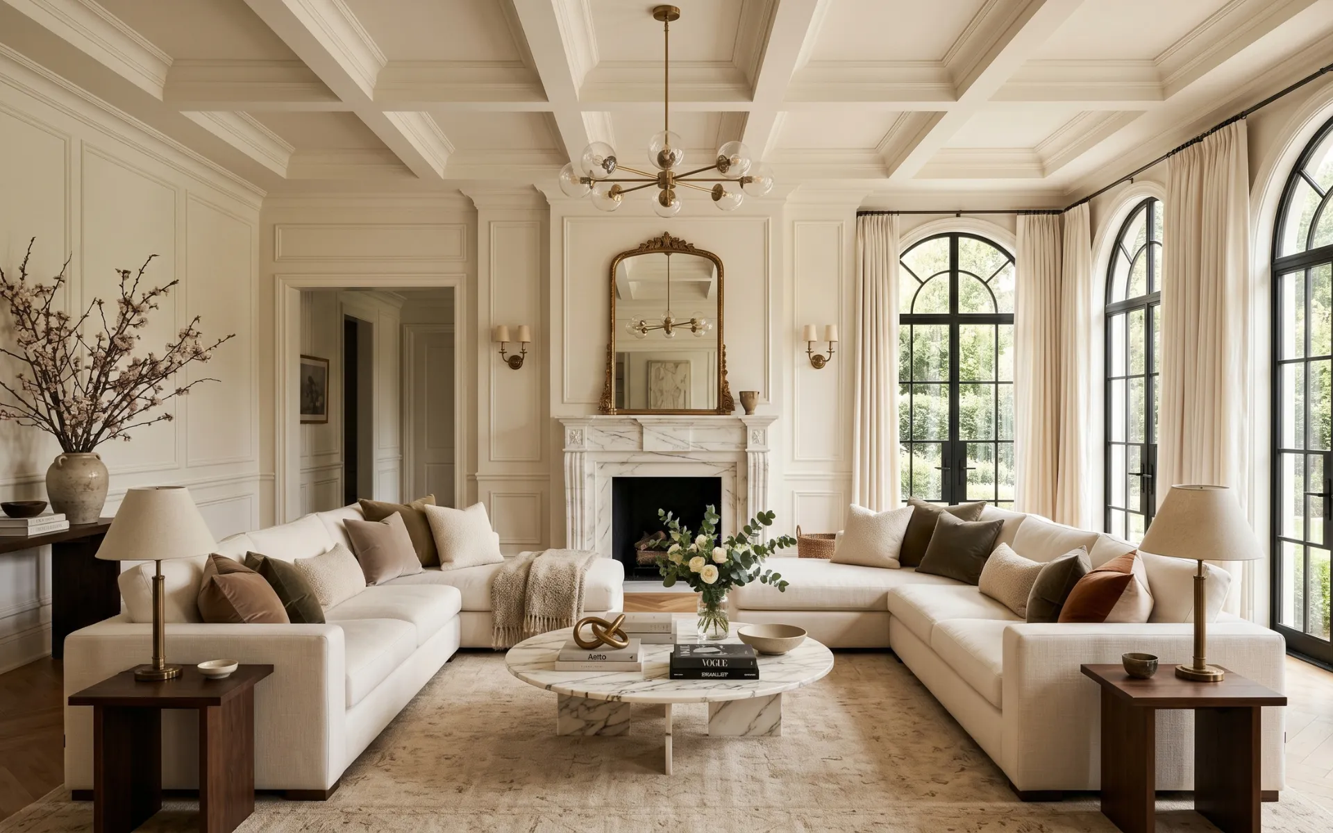 modern classic living room