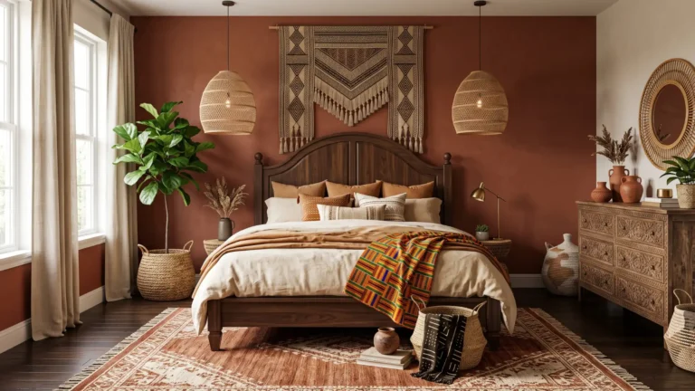 Afro boho bedroom decor ideas