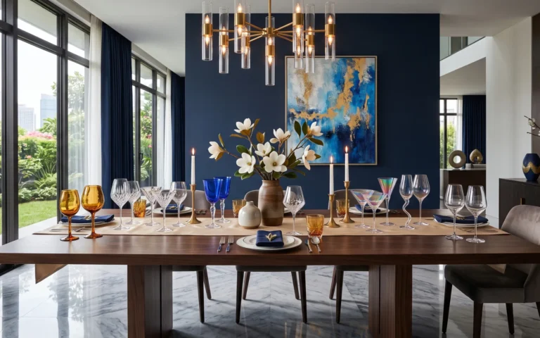Sculptural stemware pieces