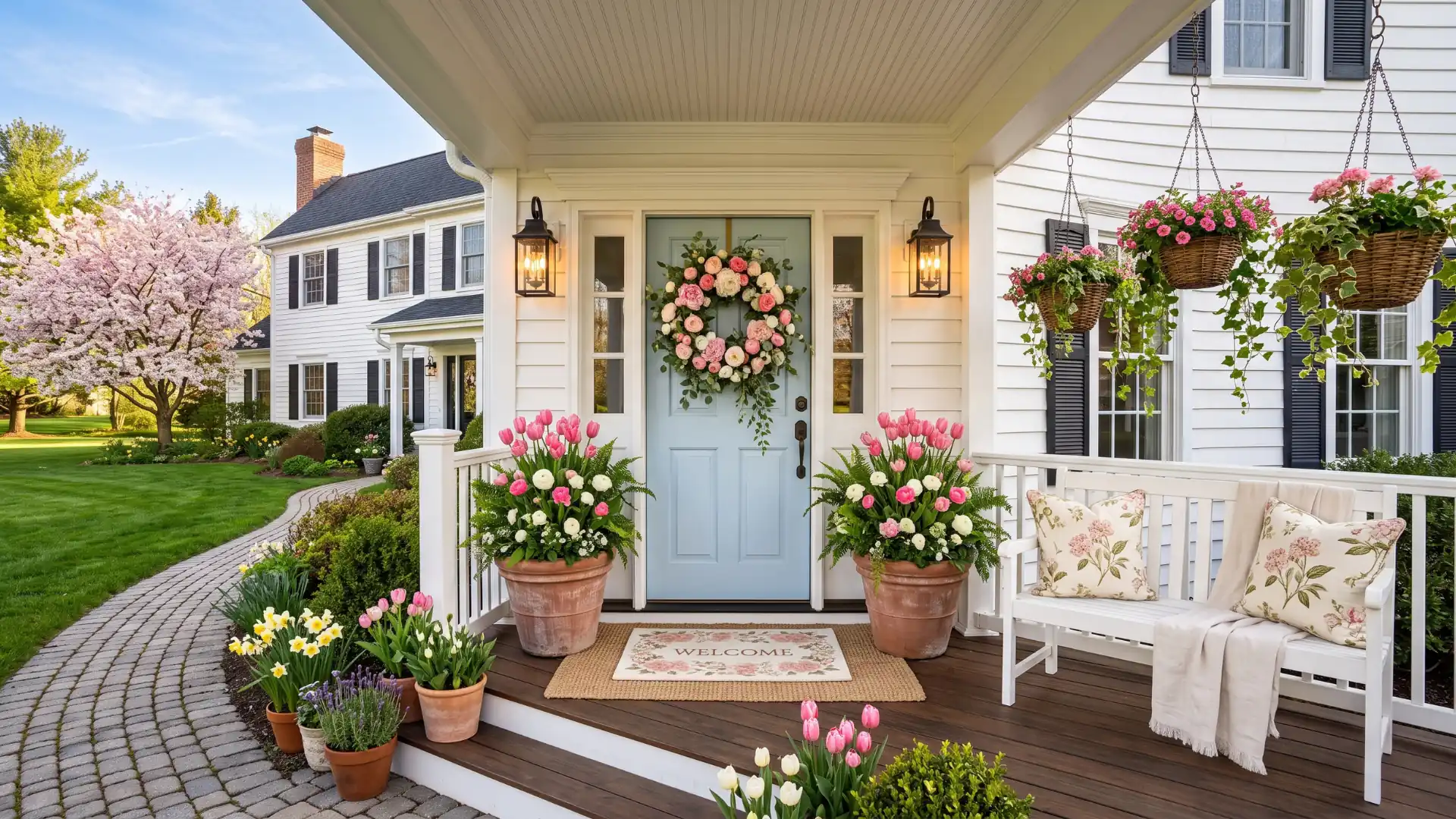 Spring Front Porch Decor Ideas