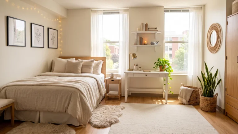 Cozy college dorm room ideas