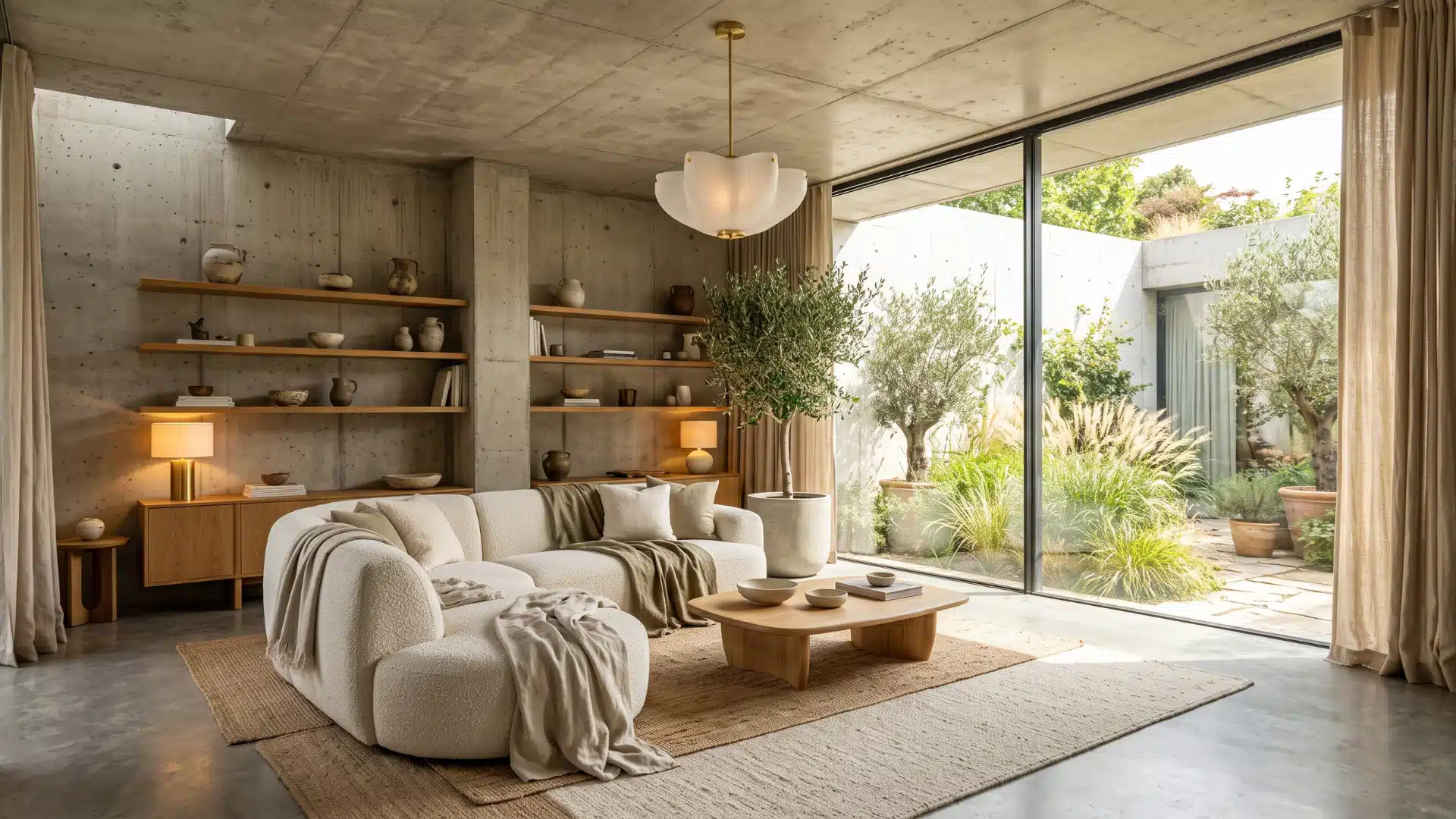 brutalist homes softened