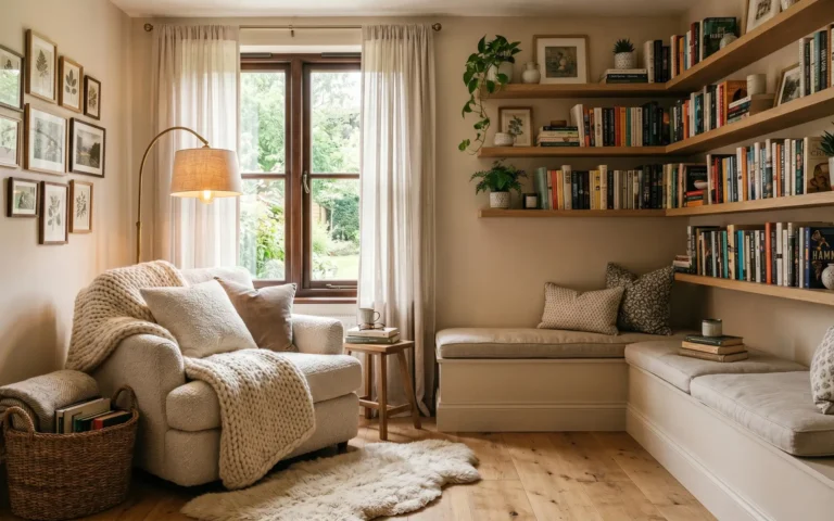Affordable ways to style a book nook