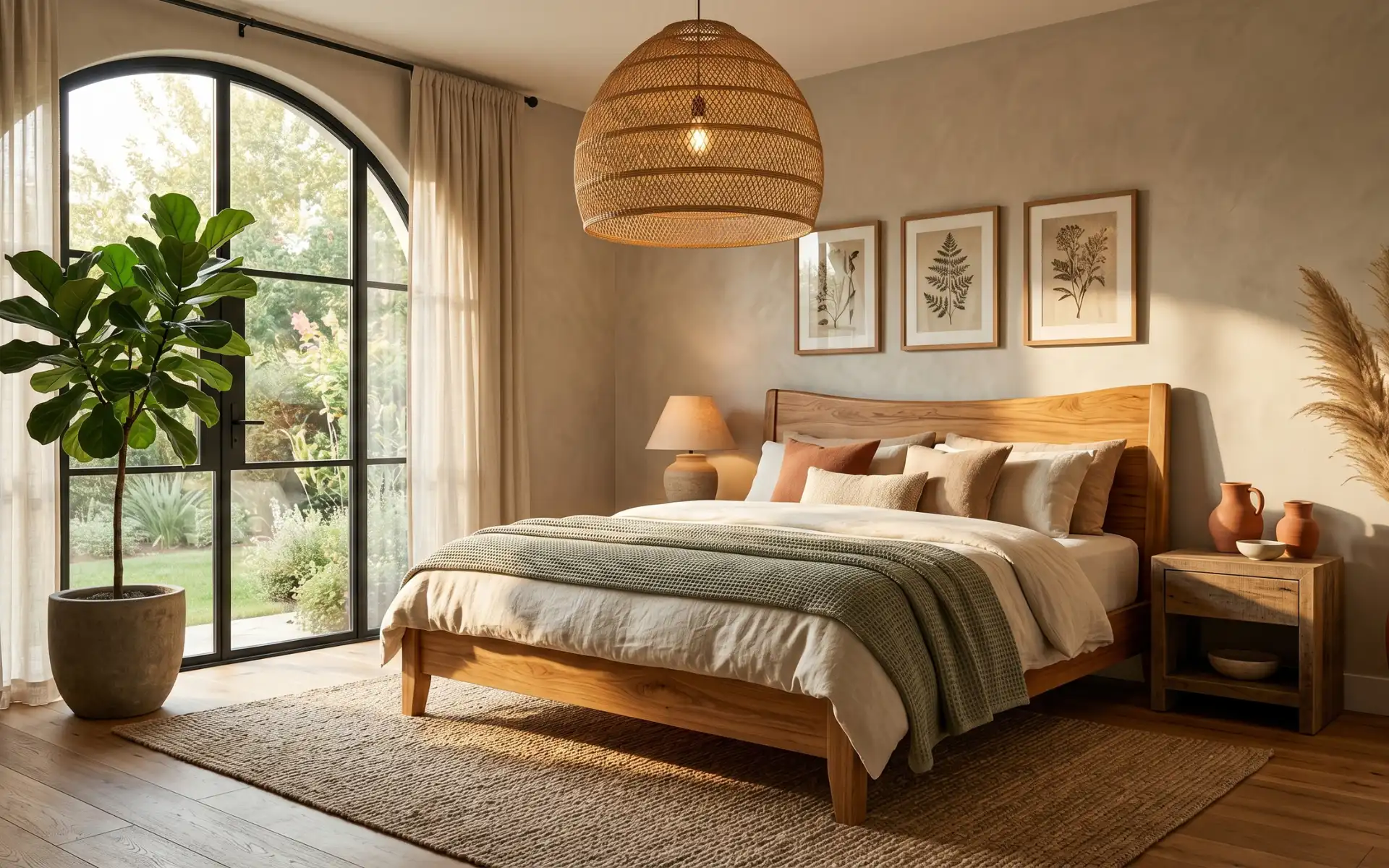 organic earthy bedroom ideas