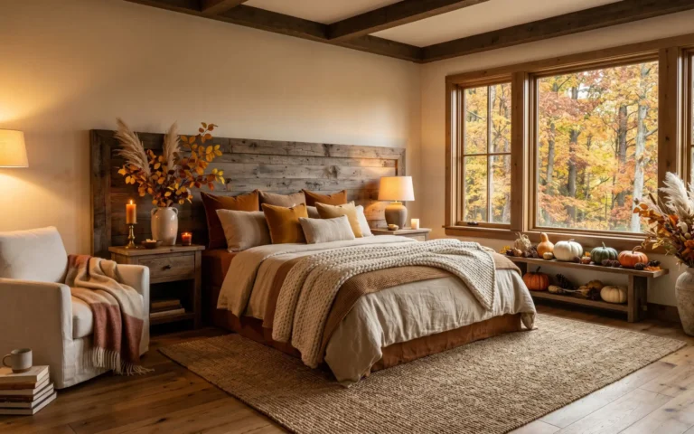 Fall bedroom decor ideas