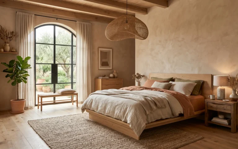earthy modern organic bedroom ideas