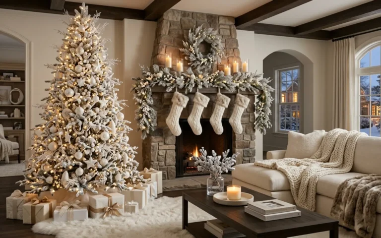 All white Christmas decor ideas