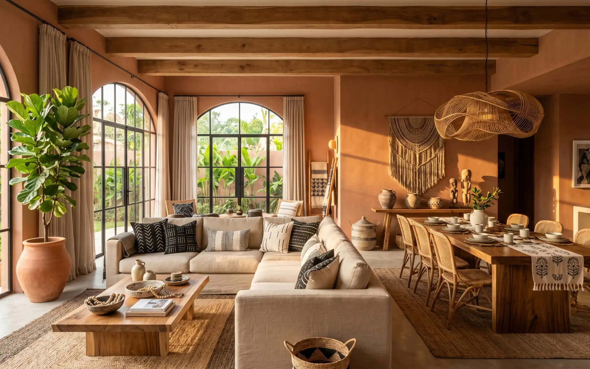 Afro chic decor ideas