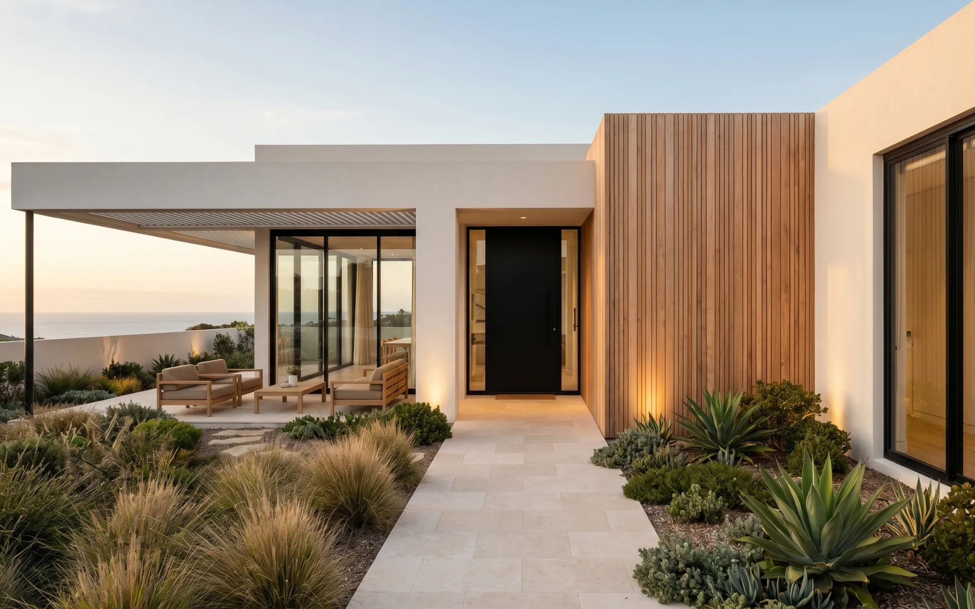 minimal coastal house exteriors