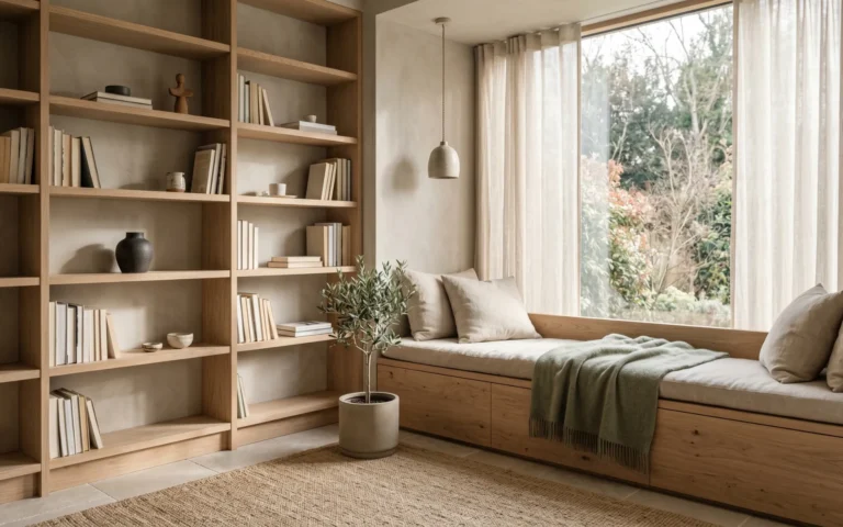 japandi reading nook ideas