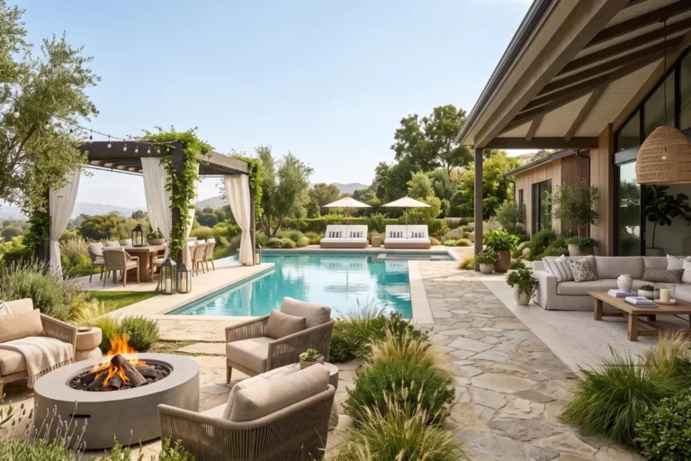 Outdoor lounge area ideas