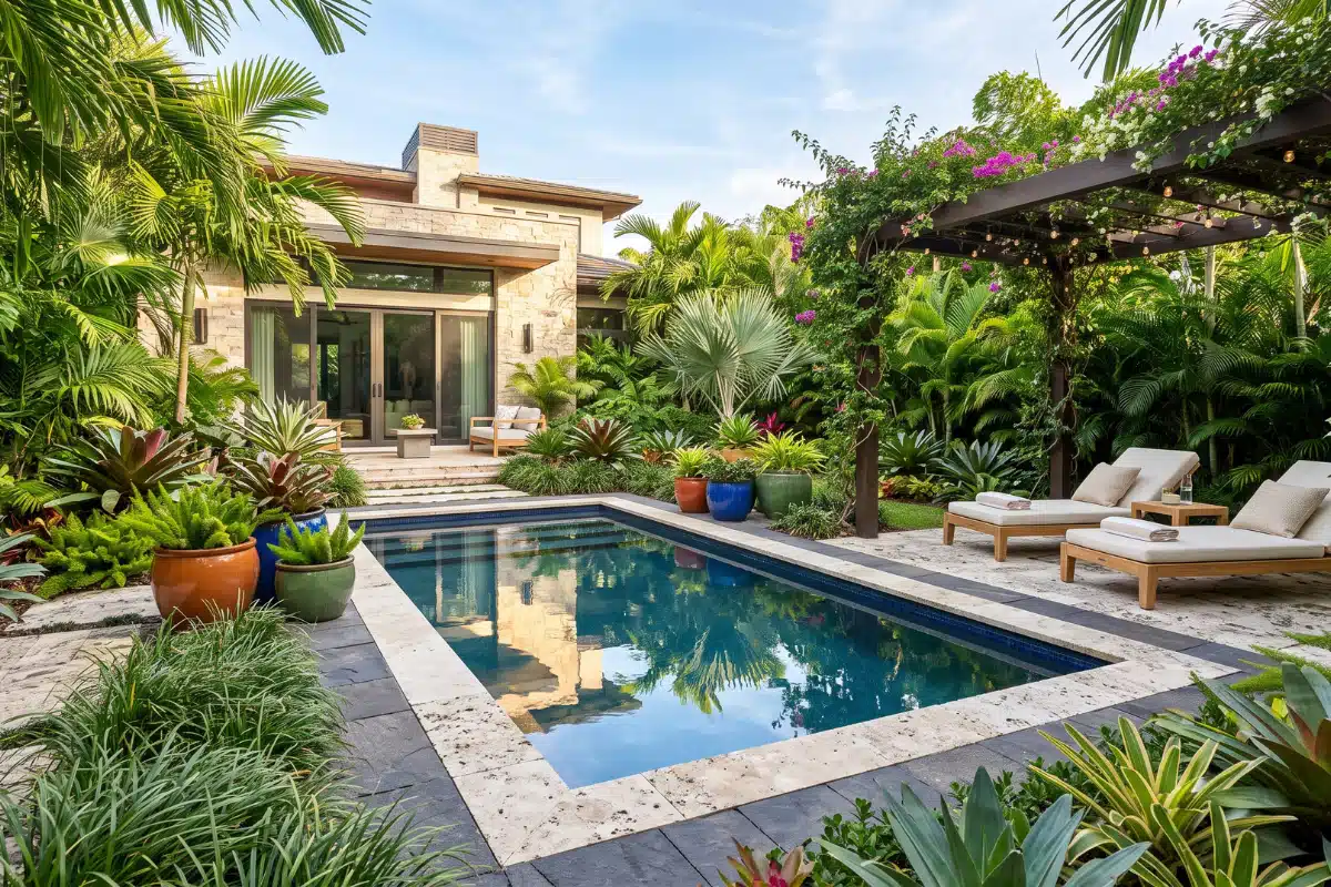 Small backyard pool landscaping ideas