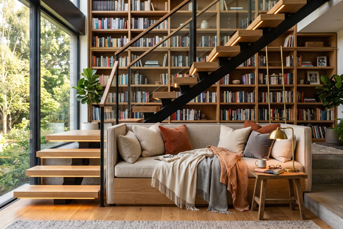 Staircase Reading Nook Ideas