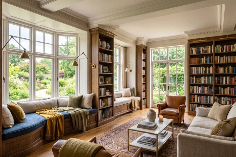 built in window seat reading nooks