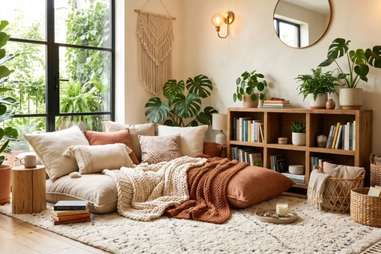 Floor Cushion Reading Nook Ideas