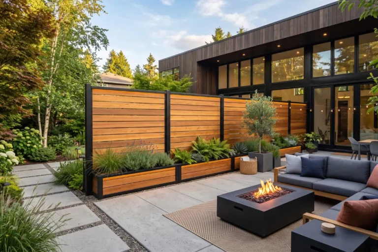 Modern DIY Privacy Screens