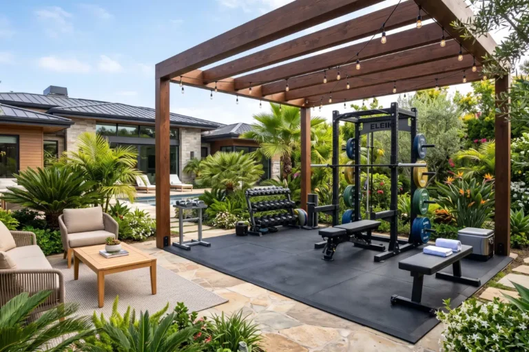 outdoor home gym ideas