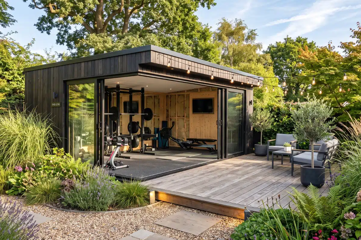 Backyard Shed Gym Ideas
