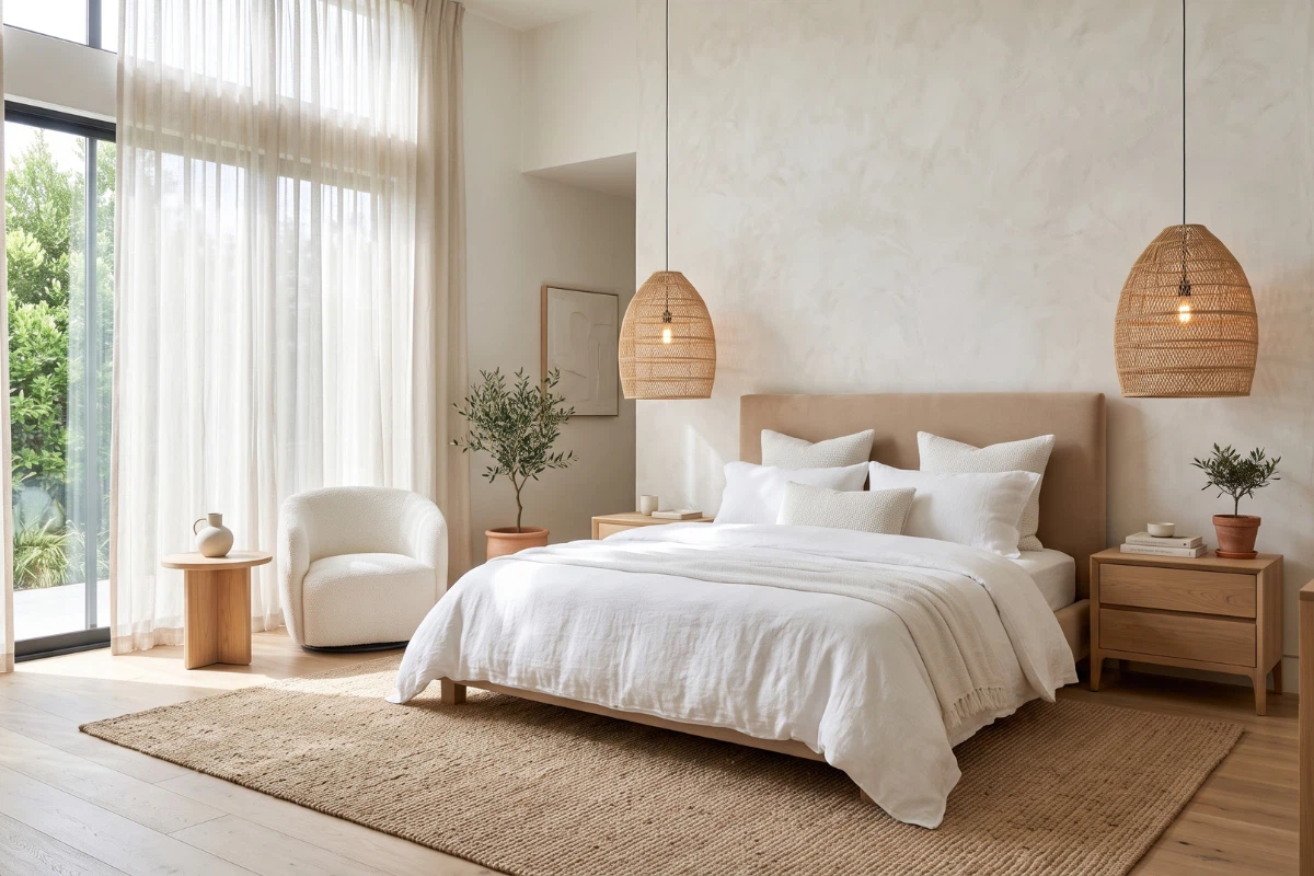 Neutral Coastal Bedroom Ideas