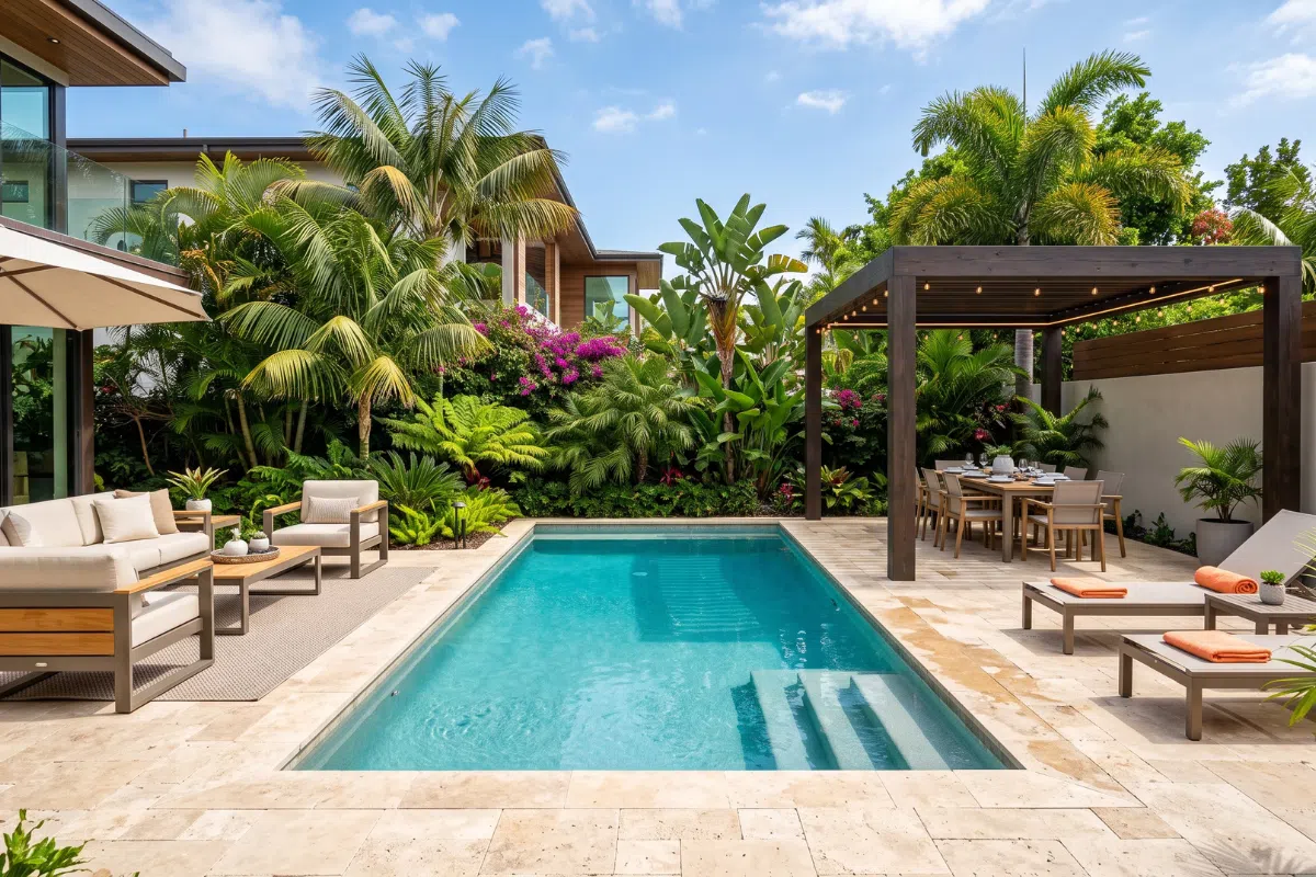 Small Backyard Pool Patio Ideas